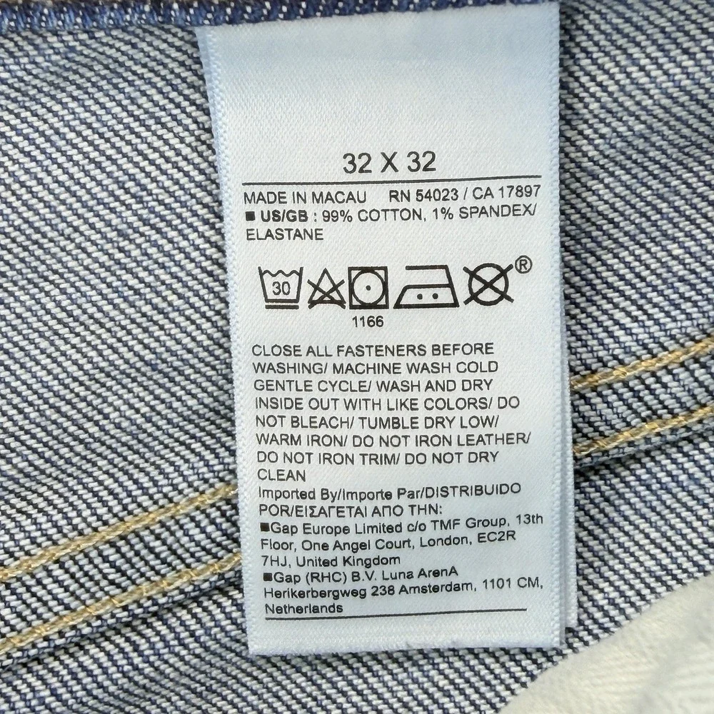 Banana Republic Authentic Straight Jeans Mens 32x32 Medium Wash Stretch Denim